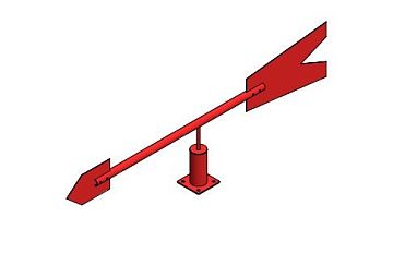 Флюгер ветроуказатель нефтехимический